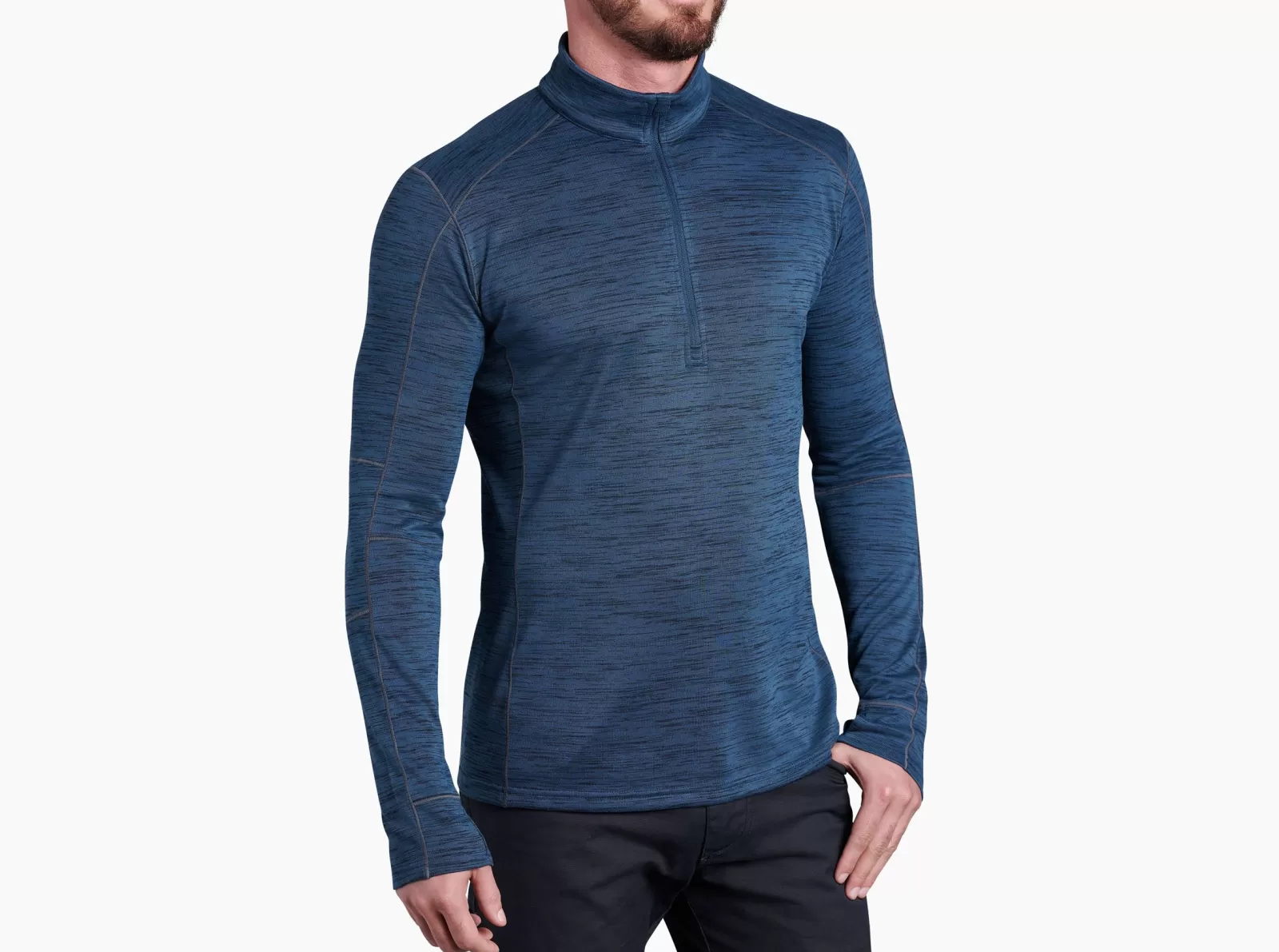 Online KÜHL Alloy 1/4 Zip Midnight | Cloud Gray | Graphite