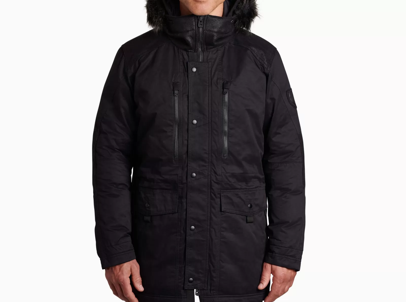 Outlet KÜHL Arktik Down Parka Blackout | Carbon