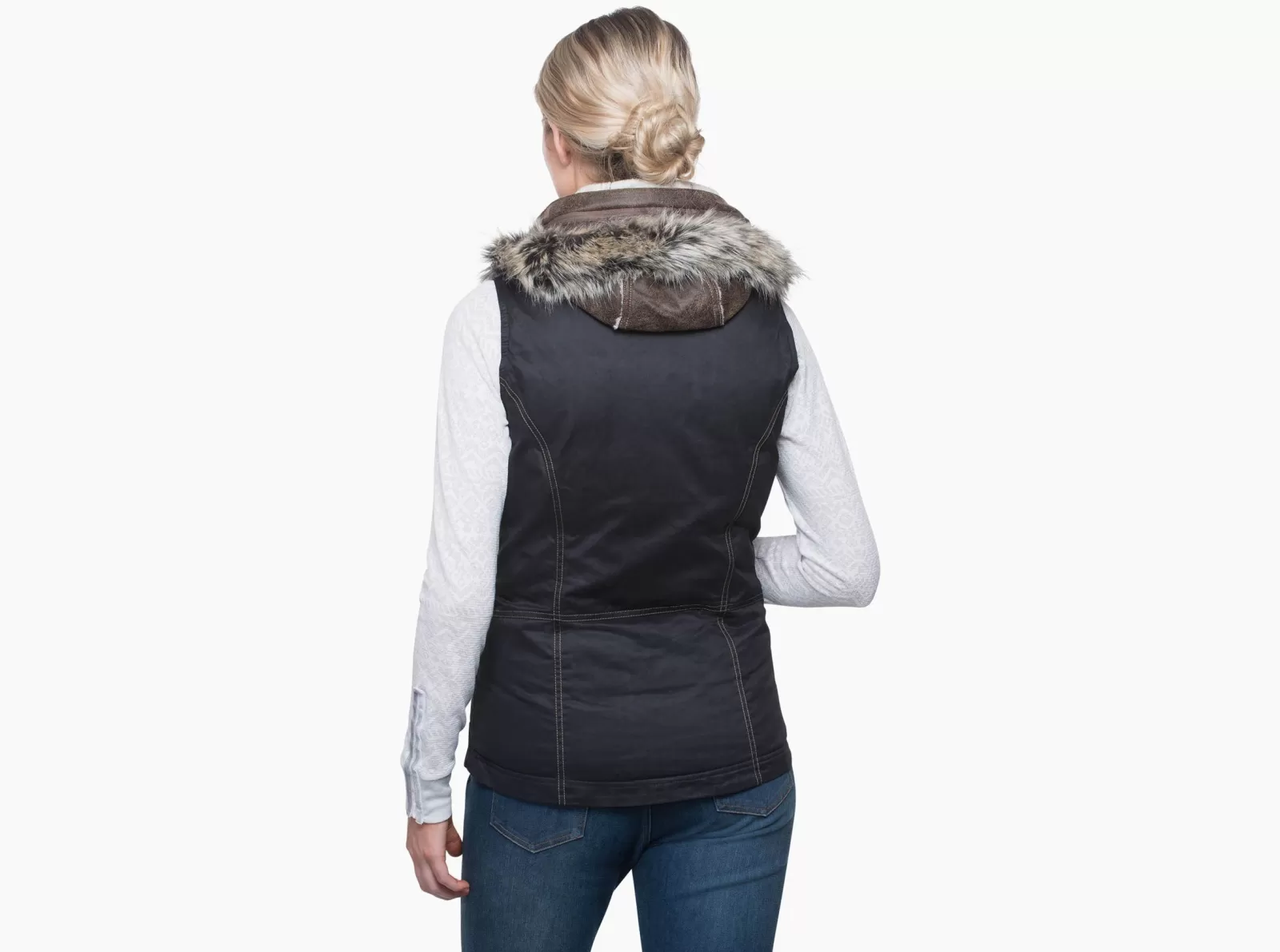 Hot KÜHL Arktik Down Vest Raven | Olive | Carbon