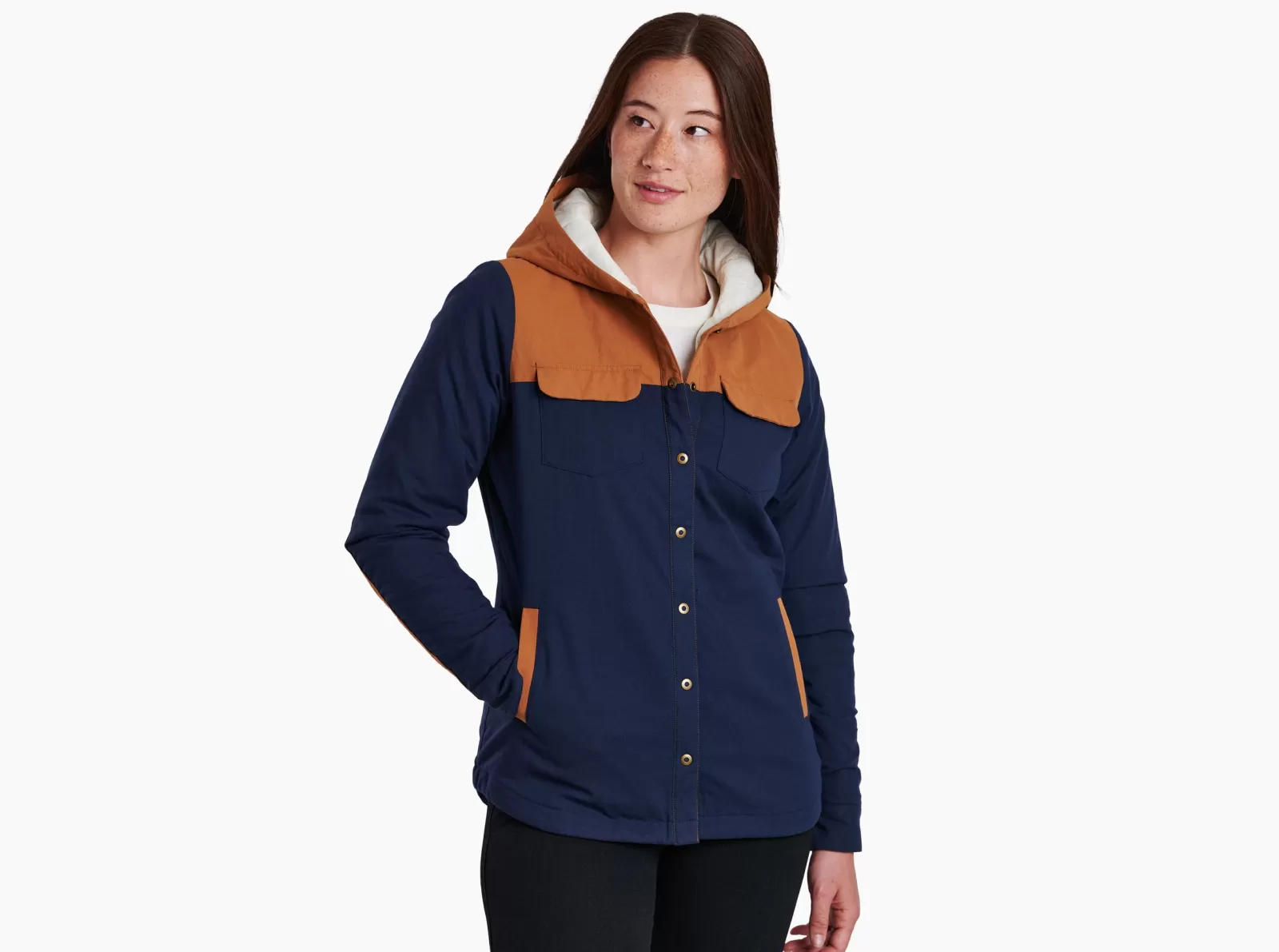 Cheap KÜHL Artisan Hooded Shirtjak Indigo | Sagebrush | Dark Khaki | Dusty Blue