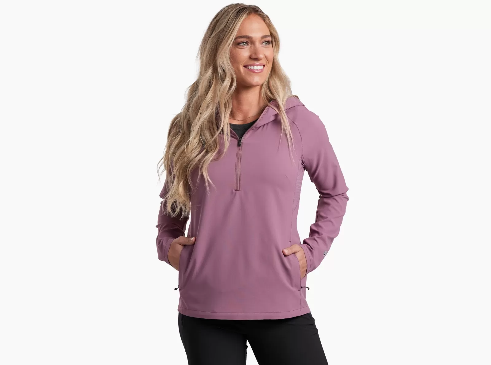 Cheap KÜHL Bandita 1/2 Zip Pullover Mauve | Soft Pine | Zenith | Papaya