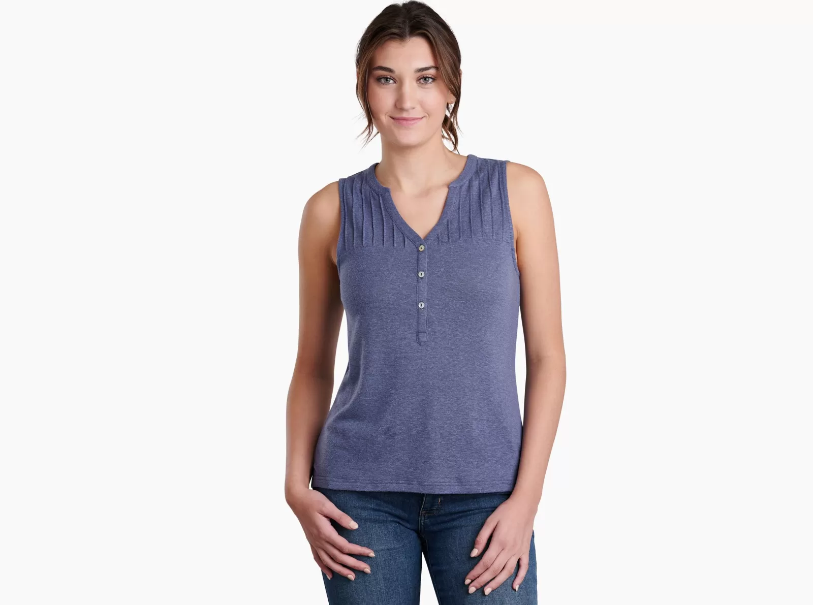 Cheap KÜHL Brisa Tank Twilight | Eucalyptus | Black | Mauve