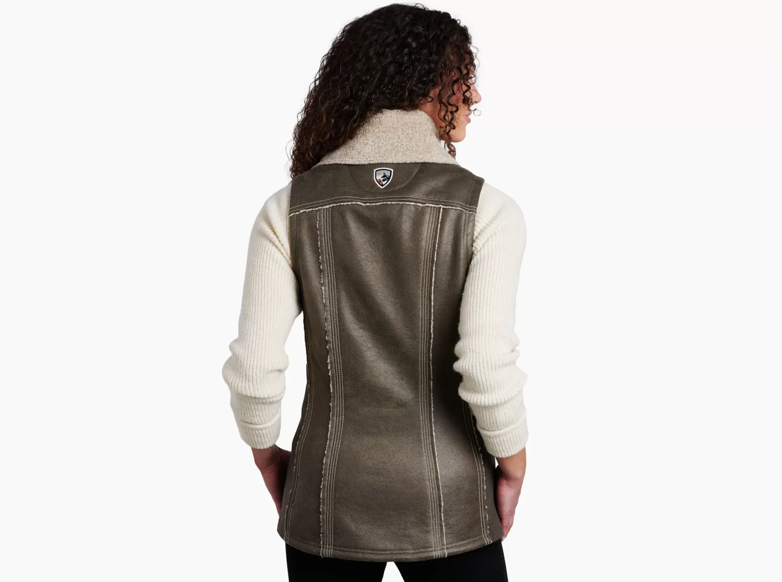 Online KÜHL Dani Sherpa Vest Woodland | Oak | Raven