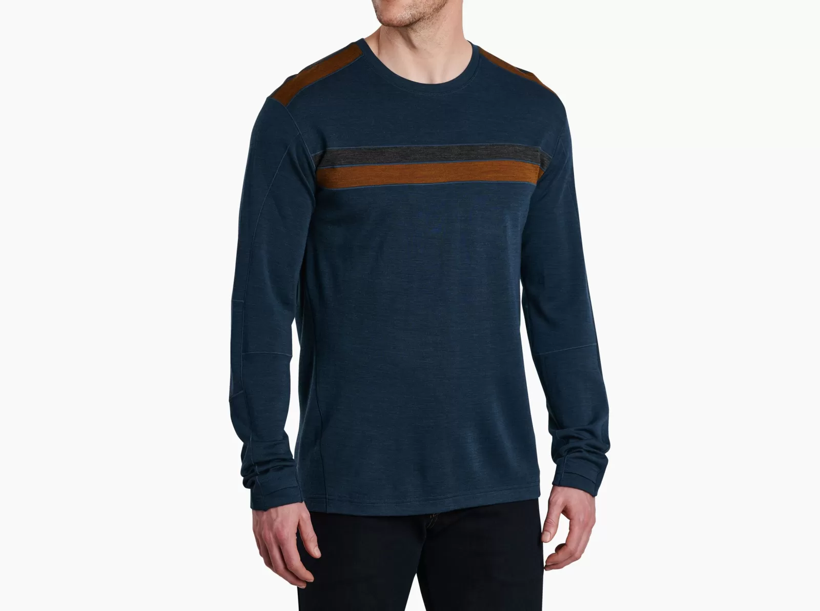 Hot KÜHL Downhill Racr Merino Crew Midnight Bronze | Carbon | Olive