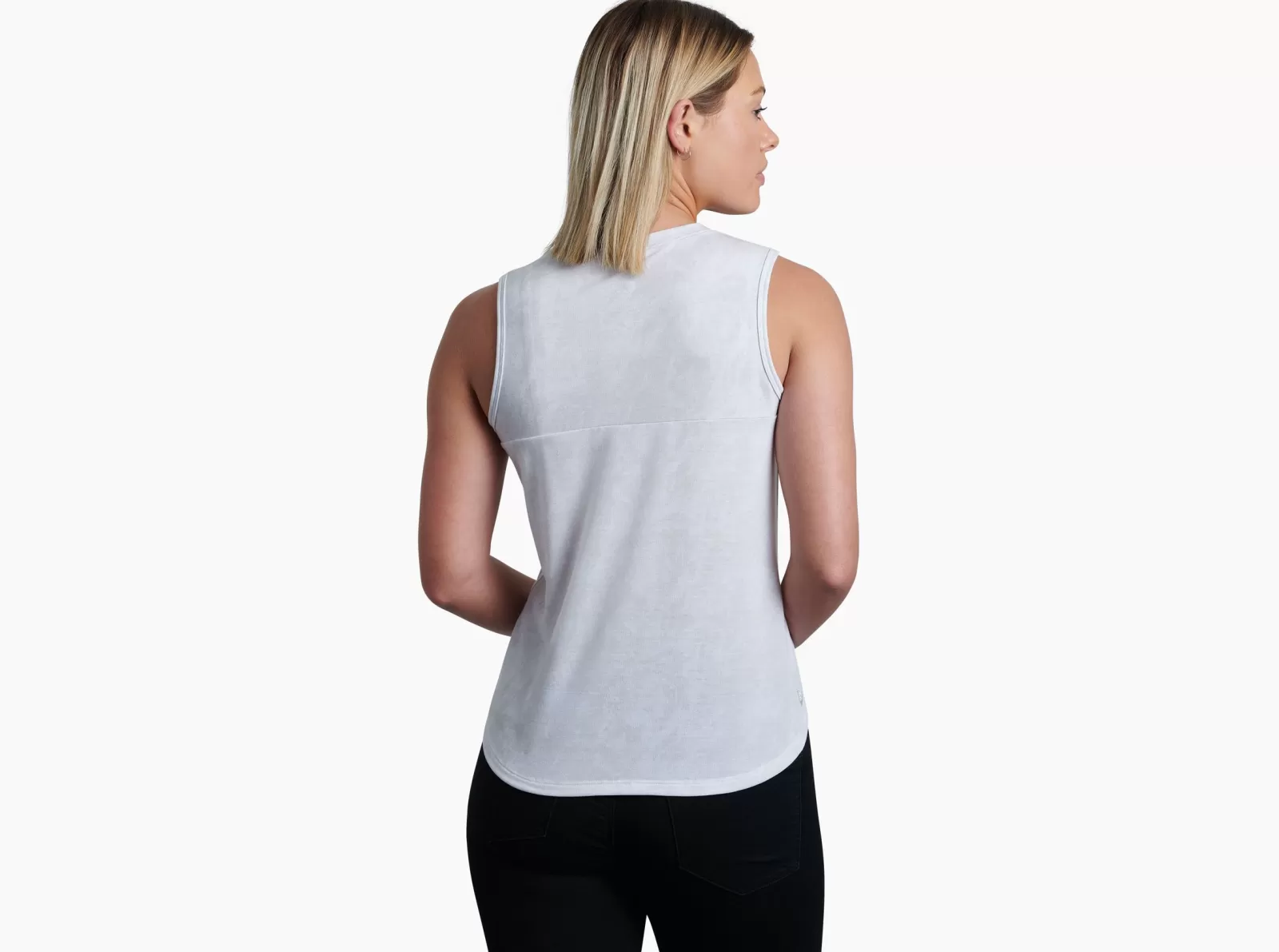 Clearance KÜHL Konstance Tank White Print | Black