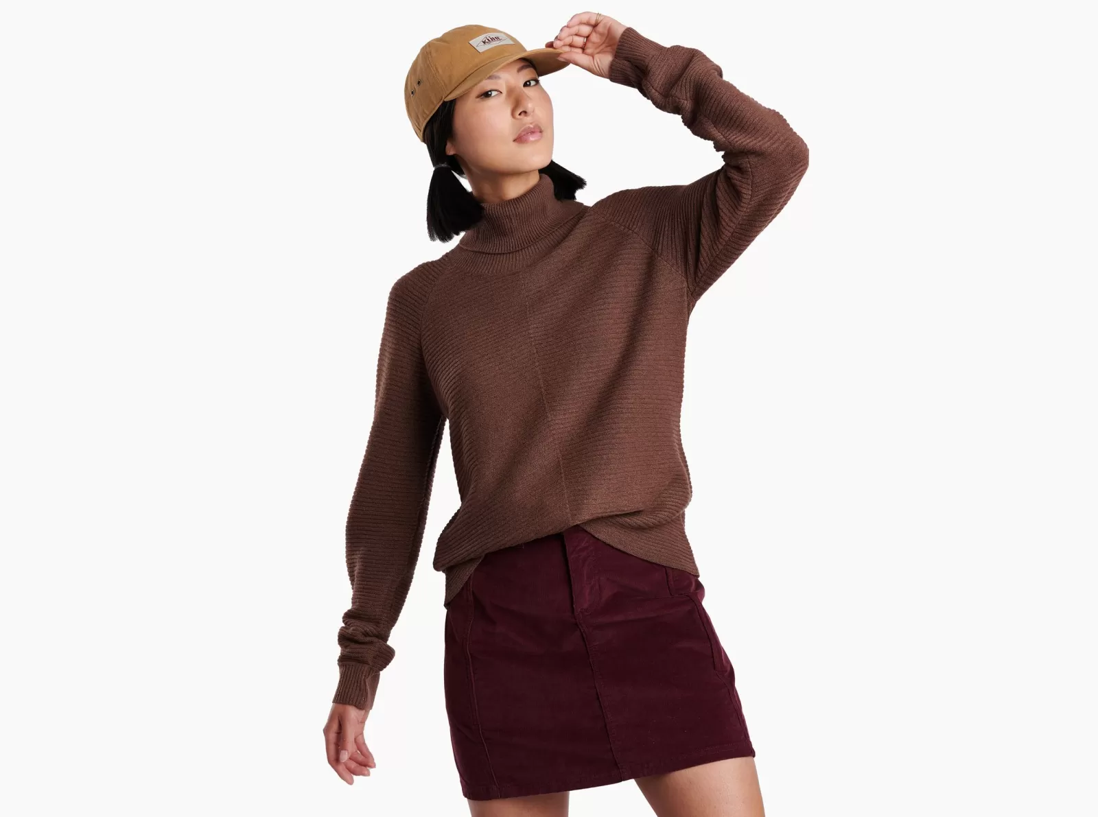 Flash Sale KÜHL Solace Sweater Chicory | Ganache | Copper | Antique Gold