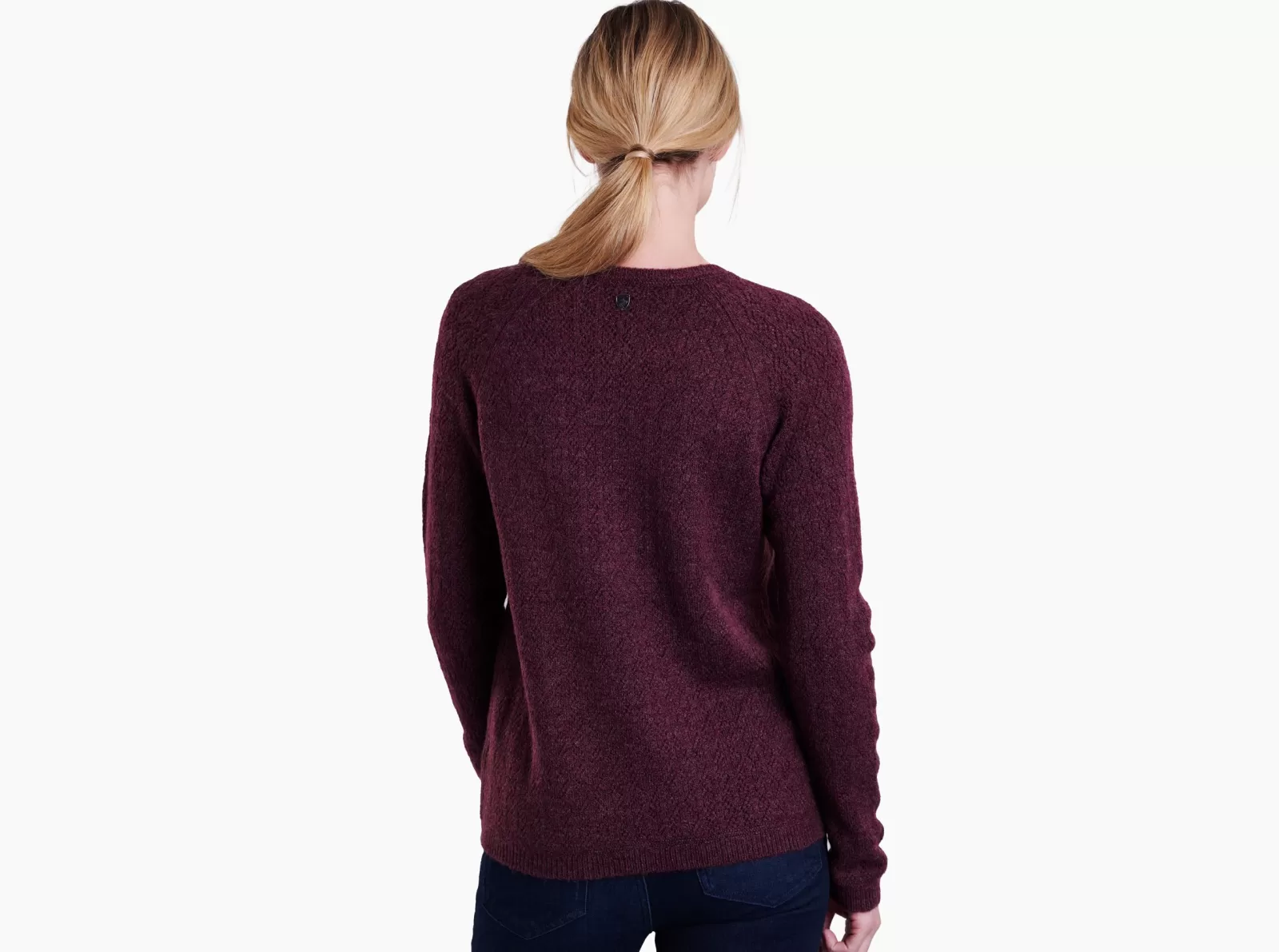 Fashion KÜHL Sonata Pointelle Sweater Zinfandel | Glacier | Black | Stone