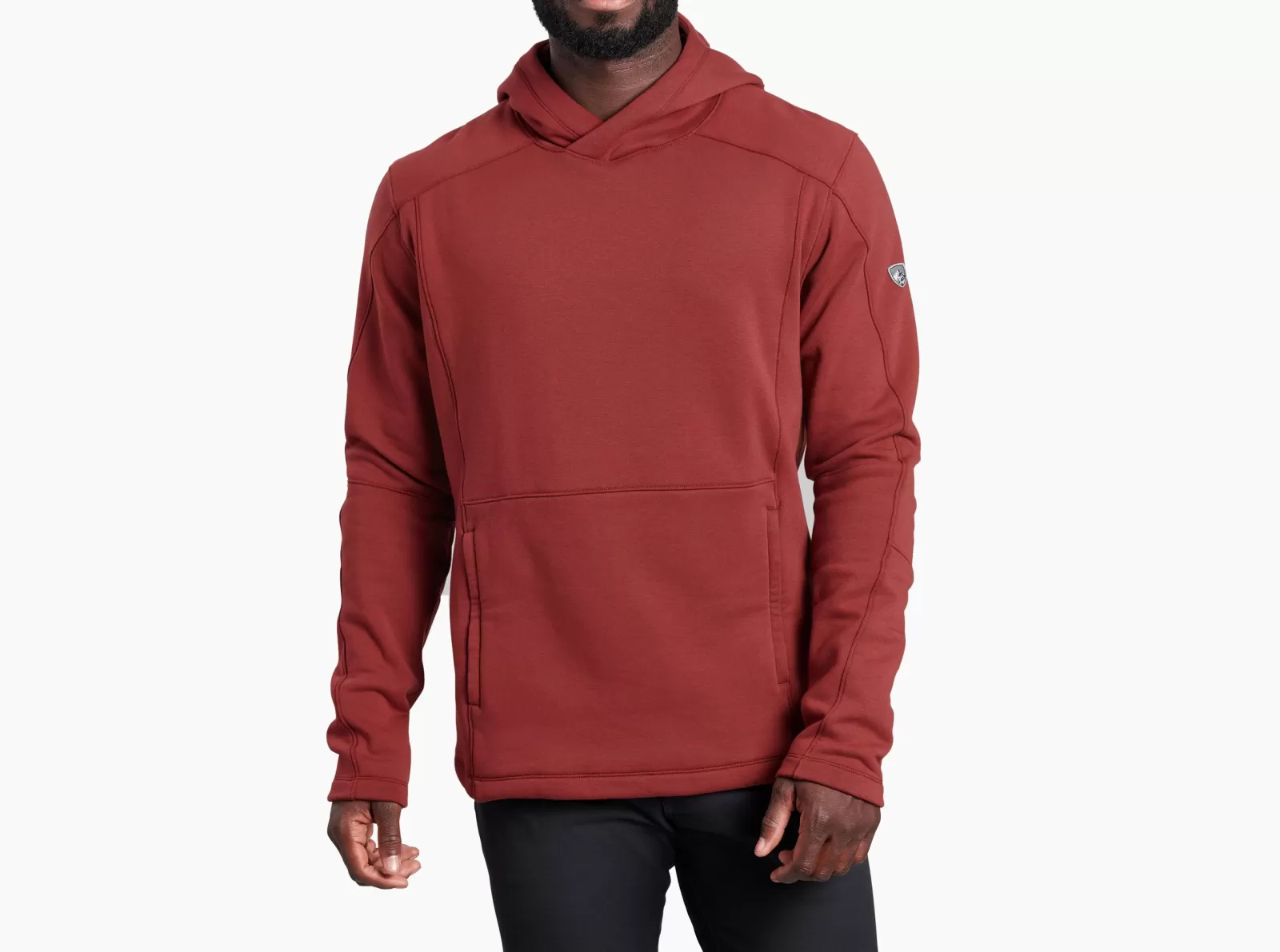 Shop KÜHL Spekter Pullover Hoody Cayenne | Black | Carbon | Copper