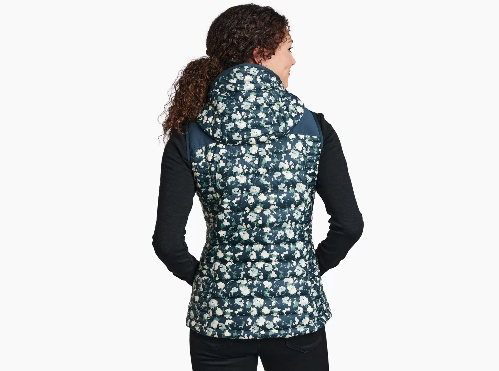 Outlet KÜHL Spyfire® Hooded Vest Forest Floral | Kalamata | Blackout