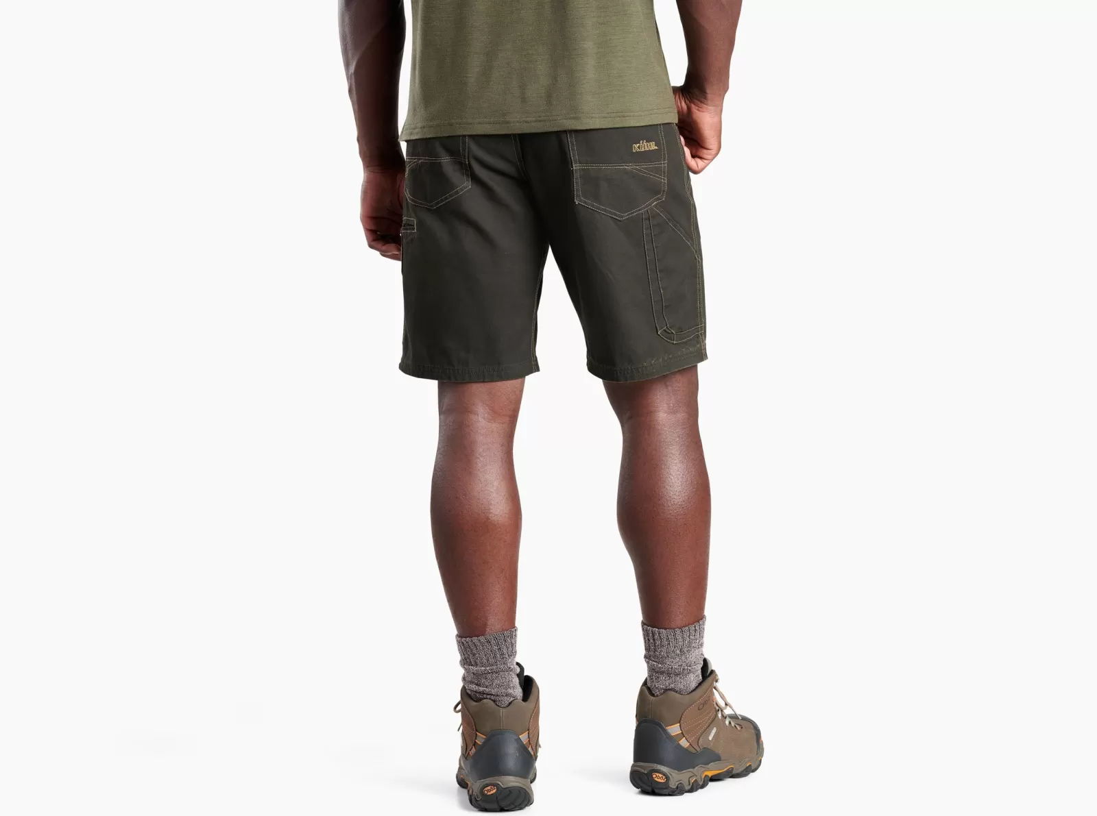 Shop KÜHL The Law Short Espresso | Dark Khaki | Carbon