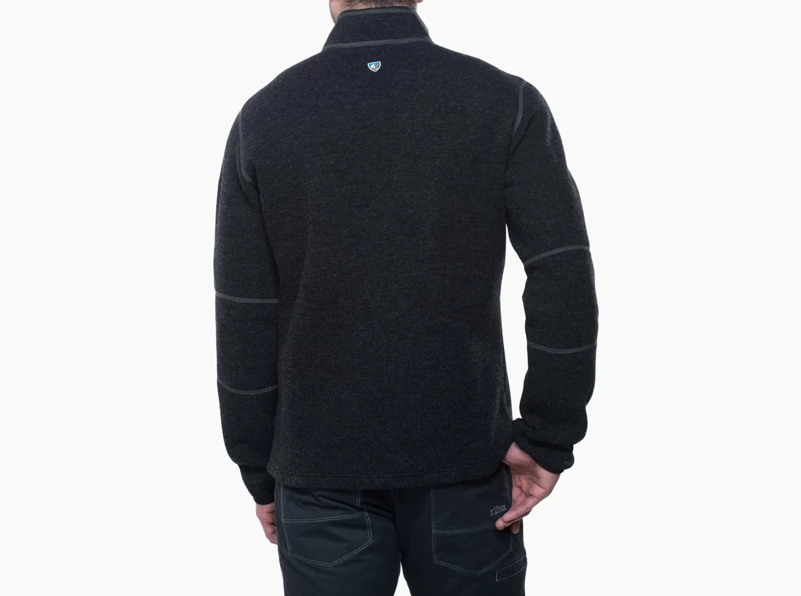 Fashion KÜHL Thor 1/4 Zip Gotham | Espresso | Graphite | Pirate Blue