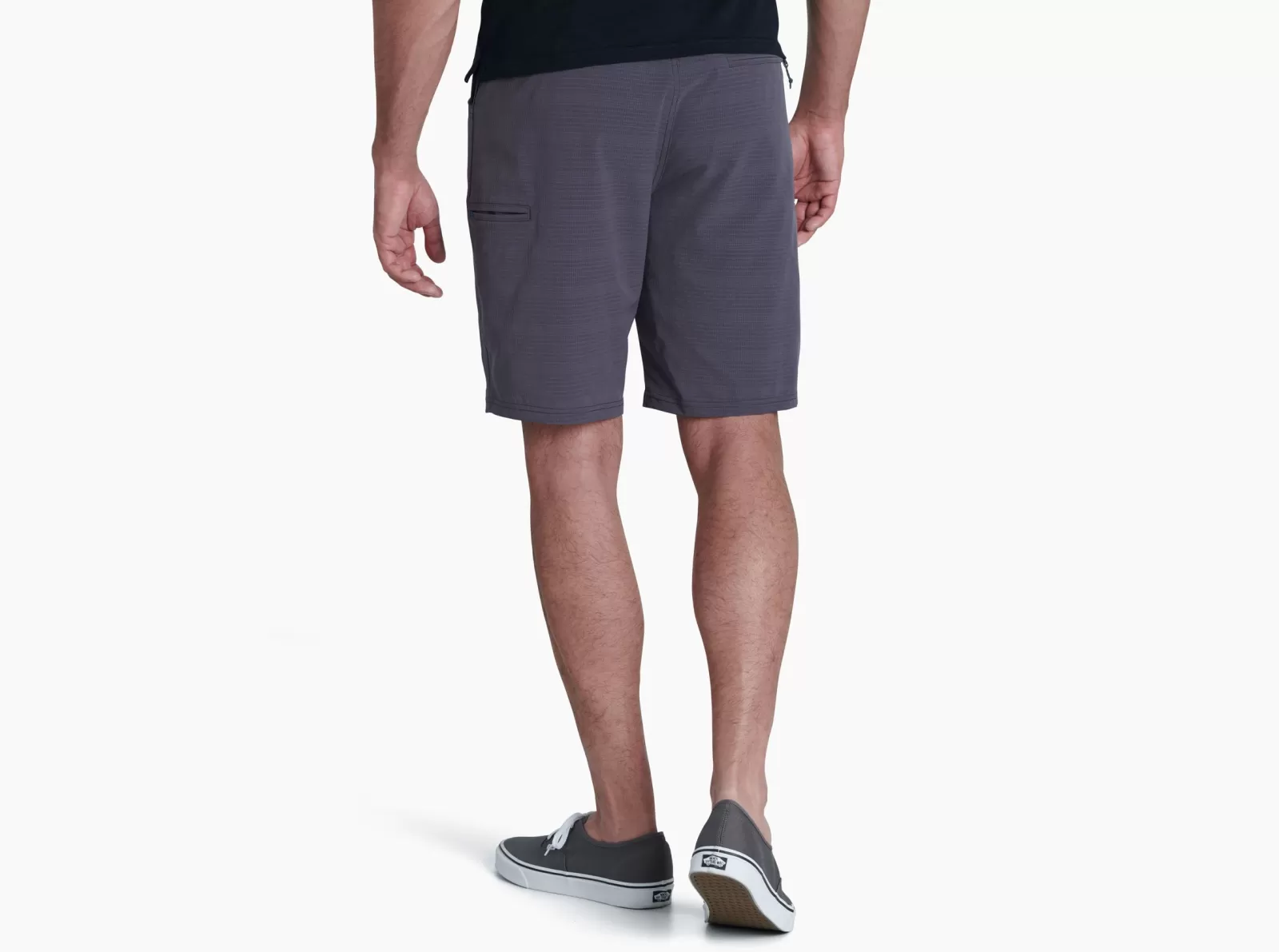 Discount KÜHL Upriser Short Koal | Coastal Blue | Gun Metal | Stripe Grizzly