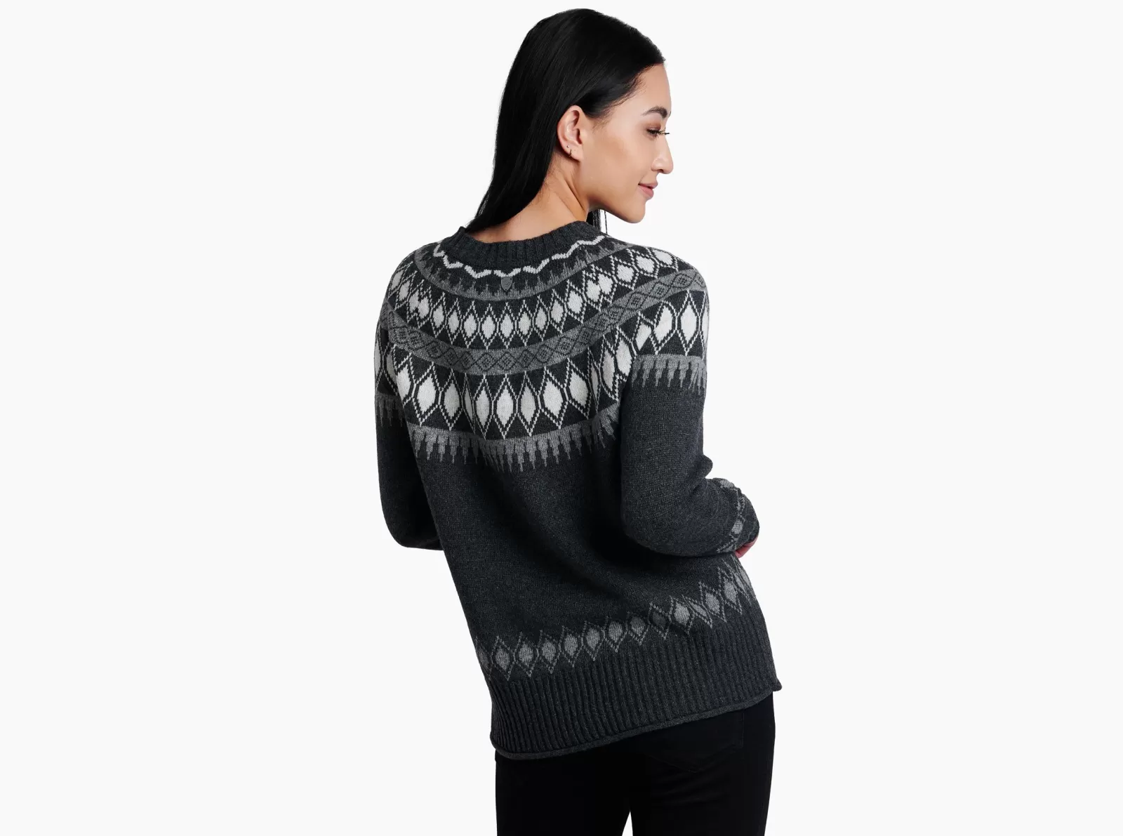 Discount KÜHL Wunderland Sweater Charcoal | Ivory | Honey | Glacier